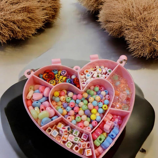 Multicolor Plastic Jewellery Making Kit for Girls