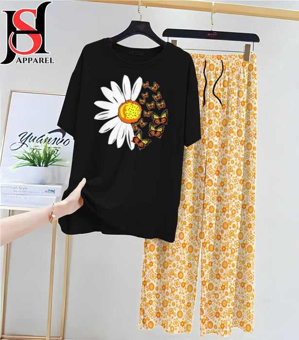 𝟮 𝗣𝗰𝘀 𝗪𝗼𝗺𝗲𝗻'𝘀 𝗦𝘁𝗶𝘁𝗰𝗵𝗲𝗱 𝗖𝗼𝘁𝘁𝗼𝗻 𝗝𝗲𝗿𝘀𝗲𝘆 𝗣𝗿𝗶𝗻𝘁𝗲𝗱 𝗡𝗶𝗴𝗵𝘁 𝗦𝘂𝗶𝘁