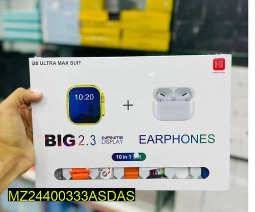 𝗜𝟮𝟬 𝗣𝗿𝗼 𝗠𝗮𝘅 𝗦𝗺𝗮𝗿𝘁 𝗪𝗮𝘁𝗰𝗵 𝗪𝗶𝘁𝗵 𝗘𝗮𝗿𝗯𝘂𝗱𝘀