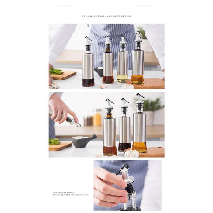 𝗦𝘁𝗮𝗶𝗻𝗹𝗲𝘀𝘀-𝗦𝘁𝗲𝗲𝗹 𝗖𝗼𝘃𝗲𝗿𝗲𝗱 𝗦𝗺𝗮𝗿𝘁 𝗚𝗹𝗮𝘀𝘀 𝗢𝗶𝗹 𝗕𝗼𝘁𝘁𝗹𝗲