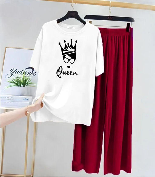 𝟮 𝗣𝗰𝘀 𝗪𝗼𝗺𝗲𝗻'𝘀 𝗦𝘁𝗶𝘁𝗰𝗵𝗲𝗱 𝗖𝗼𝘁𝘁𝗼𝗻 𝗝𝗲𝗿𝘀𝗲𝘆 𝗣𝗿𝗶𝗻𝘁𝗲𝗱 𝗡𝗶𝗴𝗵𝘁 𝗦𝘂𝗶𝘁