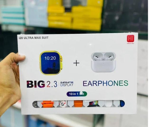𝗜𝟮𝟬 𝗣𝗿𝗼 𝗠𝗮𝘅 𝗦𝗺𝗮𝗿𝘁 𝗪𝗮𝘁𝗰𝗵 𝗪𝗶𝘁𝗵 𝗘𝗮𝗿𝗯𝘂𝗱𝘀