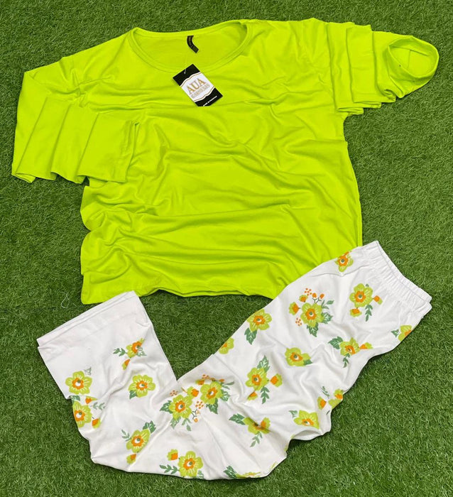 𝟮 𝗣𝗰𝘀 𝗪𝗼𝗺𝗲𝗻'𝘀 𝗦𝘁𝗶𝘁𝗰𝗵𝗲𝗱 𝗣𝗹𝗮𝗶𝗻 𝗡𝗶𝗴𝗵𝘁 𝗦𝘂𝗶𝘁