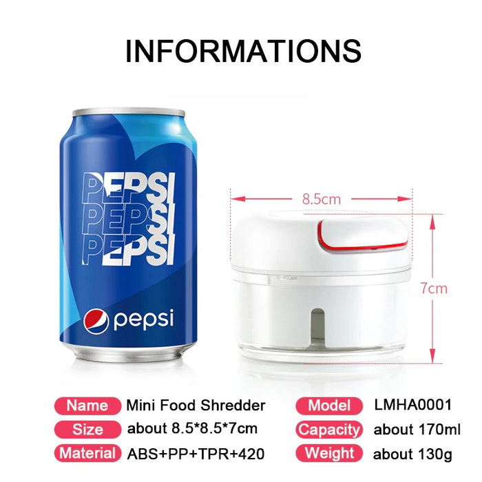 𝗠𝗶𝗻𝗶 𝗙𝗼𝗼𝗱 𝗚𝗮𝗿𝗹𝗶𝗰 𝗩𝗲𝗴𝗲𝘁𝗮𝗯𝗹𝗲 𝗚𝗿𝗶𝗻𝗱𝗲𝗿 𝗖𝗵𝗼𝗽𝗽𝗲𝗿